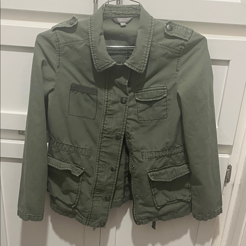 Olive Green Women's Military Jacket